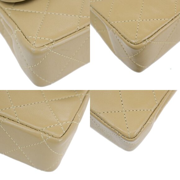 CHANEL Paris CC Mini Matelasse Flap Chain Shoulder Bag Leather - Picture 7 of 16